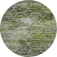 thumbnail image 2 of Addison Rugs Mayfield Premium Machine Washable Transitional Geometric Olive Round Rug, 8' x 8', 2 of 6