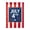E, variant on Roiihwy Double Sided Independence Day Polyester Garden Flag, Patriotic Yard Decor For Outdoor, 17.7x11.8in Multicolor