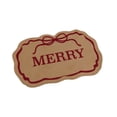 thumbnail image 3 of Merry Christmas Doormat, Scalloped Christmas Outdoor Rug, Bow Printed Welcome Mat, Durables Outside Indoor Rug, Entryway, Front Door, Porch, Patio, 3 of 7