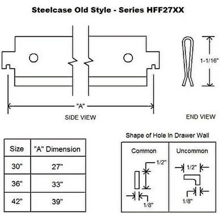 Steelcase Vertical File Rails Matttroy