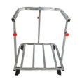 thumbnail image 2 of CUTICATE Bag Stand Support Bag Holder Practical Metal Load Bearing Portable Bag Stand Bagging Device for Garden Farmhouse Barbecue Home Yard Brake Wheel, 2 of 8