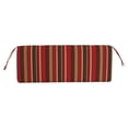 thumbnail image 2 of Blazing Needles 54-inch by 19-inch Patterned Outdoor Spun Polyester Bench Cushion 954X19-REO-33, 2 of 3