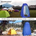thumbnail image 4 of Portable Pop Up Camping Shower Tent - Privacy Changing Tent For Outdoor Activities, Camping, Beach, And More - Convenient And Easy To Set Up, 4 of 6