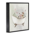thumbnail image 3 of Stupell Industries Farmhouse Butterfly Floral Bath Black Framed Giclee Art, 12 x 12, by Stella Chang, 3 of 8