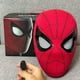 thumbnail image 2 of Máscara de Spiderman para la cabeza, máscara para Cosplay con ojos móviles, máscara electrónica de Spider Man 1:1, juguetes elásticos con Control remoto, regalo para adultos y niños, 2 of 4