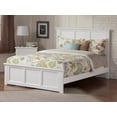 thumbnail image 2 of AFI Madison Queen Foundation Bed Frame with Matching Footboard in White, 2 of 4