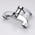 thumbnail image 5 of Polished Chrome Finish Wall Mounted Bathroom Bathtub Shower Tap Mixer Faucet, 5 of 7