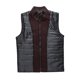 thumbnail image 3 of Allthemen Mens Winter Warm Stand-up Collar Abrigo de lana de longitud media de un solo pecho (con chaleco grueso), 3 of 3