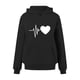 thumbnail image 4 of WILLBEST Sudadera con Capucha y Cordón Ajustable, Estilo Casual, para Mujer, Ideal para Otoño E Invierno, Perfecta para Actividades Al Aire Libre Tallas Grandes, con Estampado de Letras XXX-Grande, 4 of 6