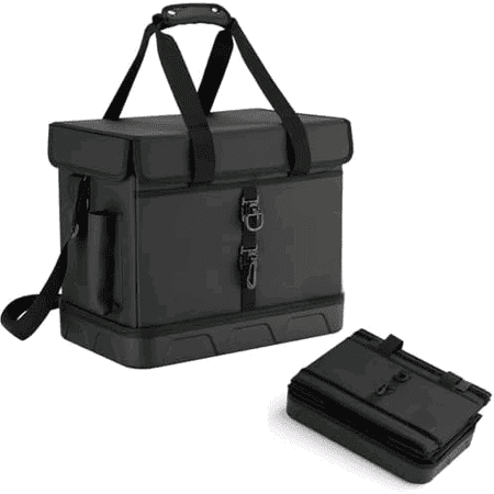 Fishing Tackle Bag with Live Fish Storage for Caught Fish Waterproof Removable 3700 Box Bag Freshwater Saltwater Tackle Box Organizer(Black)$$Sport & Recreation Other