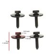thumbnail image 4 of sweethay 40 Uds. Sujetador de remache para parachoques de coche, Clips para Panel de puerta, remaches protectores para cubierta de motor, accesorios para Vehículos, repuestos y accesorios Mis sweethay VI022580-00B, 4 of 6