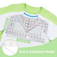 thumbnail image 3 of Musbetu T-shirt Acrylic Ruler Guide T-Shirt Scale Guide Heat Press Shirt Measurement Tool Supplies T-shirt Alignment Tool, 3 of 7