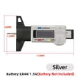 thumbnail image 2 of Digital Tread Depth Gauge for Car Tyre Tire Meter Thickness Gauges Automobile Tire Wear Detection ,Compact Design, 2 of 8