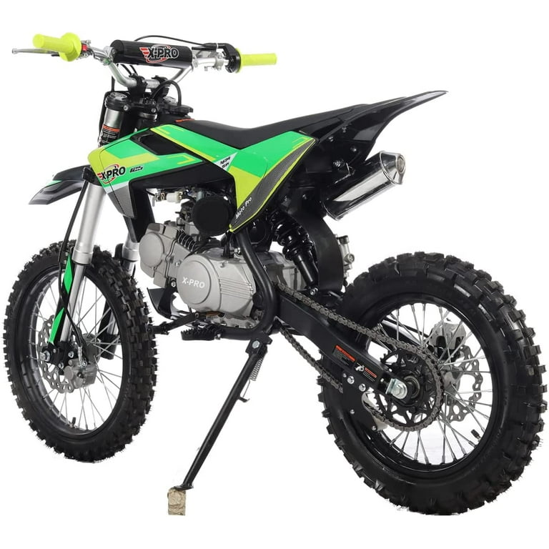 X-PRO 125cc Dirt Bike Pit Bike Adults Dirt Pit Bike 125 Dirt Bike Dirt  Pitbike,Big 17/14 Tires! Cradle Type Steel Tube Frame!