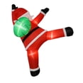 thumbnail image 2 of Decoración navideña al aire libre, accesorios fotográficos inflables navideños con Papá Noel trepador inflable con LED para vacaciones, Navidad Estilo B, 2 of 8