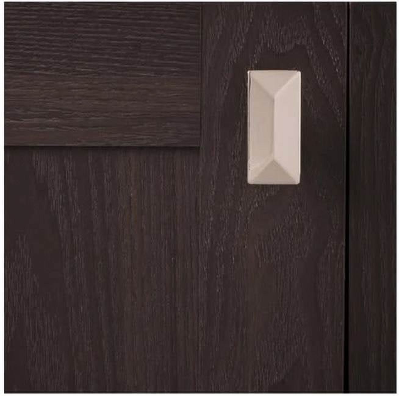 Hickory Hardware P2152-14 Bungalow Knob - Polished Nickel, 2.25 x 1.06 in.