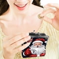 thumbnail image 7 of Santa Claus Stylish Women's Coin Purse - 0.7 Microfiber Zinc Alloy Jaws, 4.3x4.7 in/11x12 cm Size - Durable Construction and Trendy Design!, 7 of 7