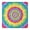 Colorful Rainbow Tie-1, variant on Colorful Rainbow Tie Dye Spiral Pattern Square Fitted Tablecloth with Elastic Edge,Square Table Cover,Washable Elastic Table Cover for Home Kitchen Party Decor 34"x34"