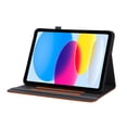 thumbnail image 6 of For iPad (A16) 11th / 10th Generation 11 inch Leather Folio Case Flip Stand Cover with Hand Strap, 6 of 8