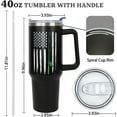 thumbnail image 6 of 40oz Fishing Tumbler with Handle, Straw & Leakproof Lid - Insulated Coffee Cup for Men | Funny Gifts for Dad, Grandpa, Fisherman (Birthday, Christmas), 6 of 6