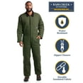 thumbnail image 2 of Bass Creek Outfitters Mens Coveralls - Insulated Water Resistant Workwear Jumpsuit Coveralls for Men, 2 of 7