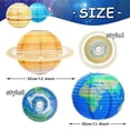 thumbnail image 3 of 8 Faroles de Papel Espacial, Farolillos Multicolores de Planetas del Solar, Suministros para Fiestas TemáTicas del Espacio Exterior de 12 Pulgadas, 3 of 7