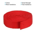 thumbnail image 3 of Uxcell Taekwondo Colored Ranking Belt 1.6"x11.8Ft 3.6m, Cotton Martial Arts Judo Karate Belt, Red, 3 of 5