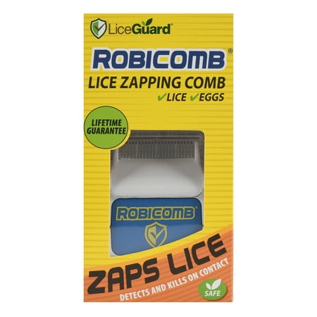 RobiComb Lice Zapping Comb (Best Lice Comb For Thin Hair)