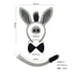 thumbnail image 1 of KAKOWELY juego de disfraz de burro: orejas de burro, diadema, nariz, pajarita y cola. Accesorio divertido para Halloween, carnaval, cosplay., 1 of 4
