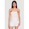 thumbnail image 2 of Women's Reversible Printed Pattern Crop Tube Top, 2 of 4