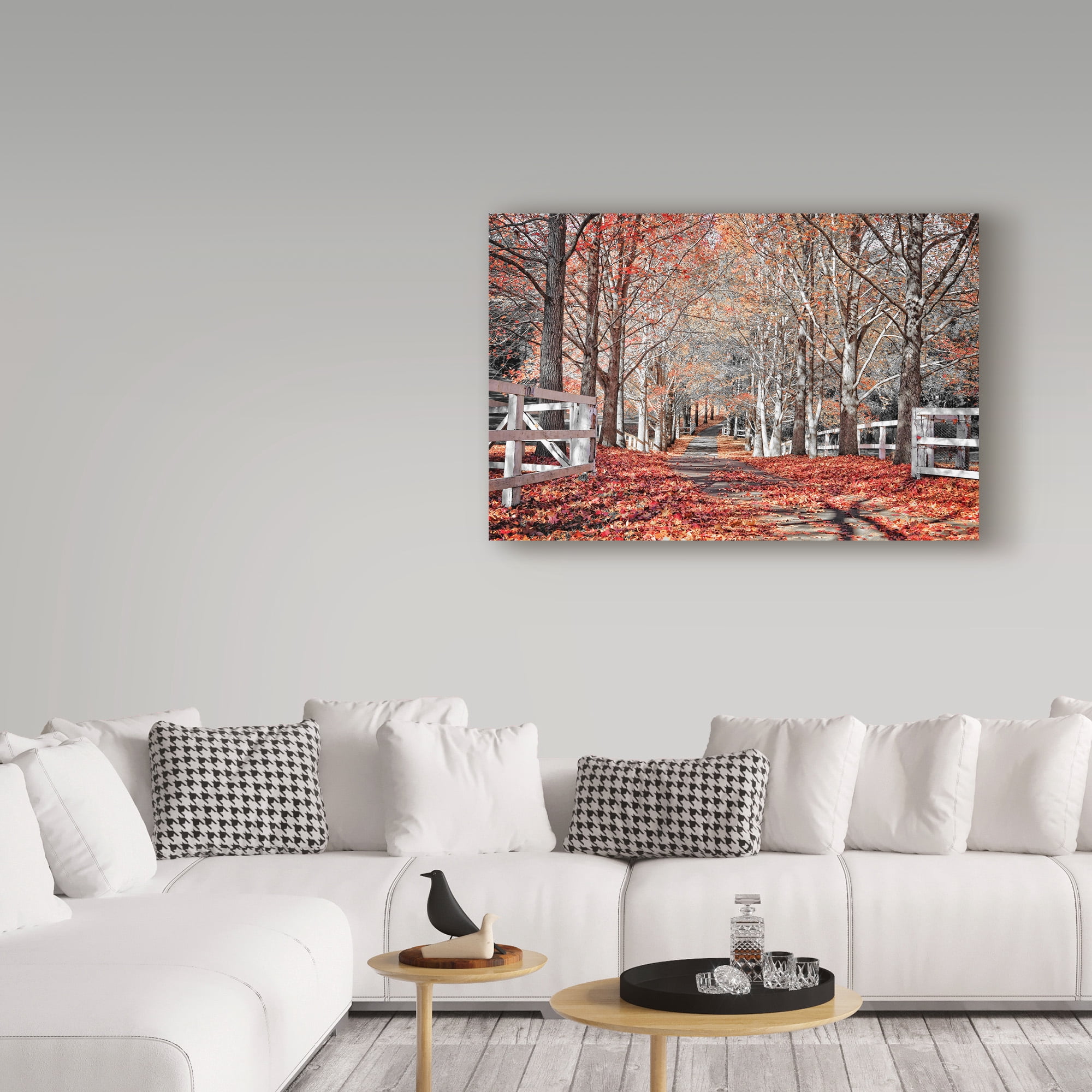 Trademark Fine Art 'Autumn Reds I' Canvas Art by Beata Czyzowska Young