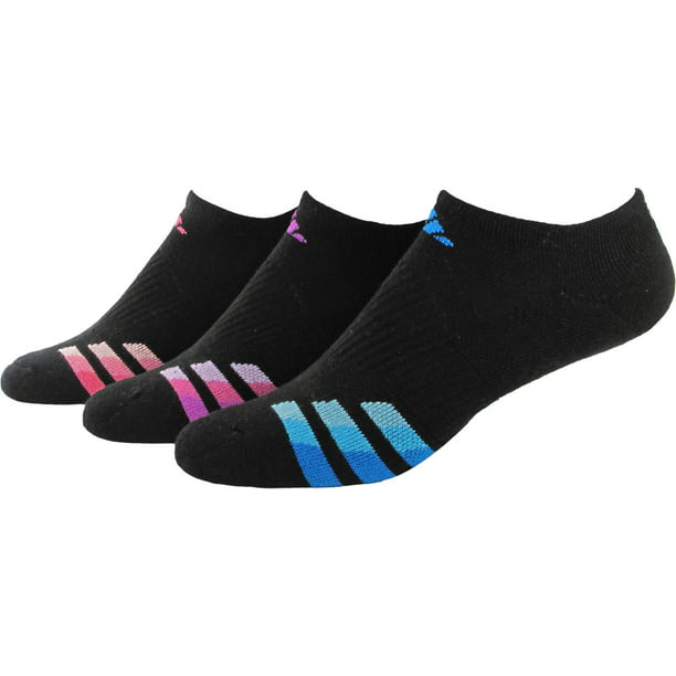 adidas Women's Cushioned Variegated No Show Socks 3 Pack - Walmart.com
