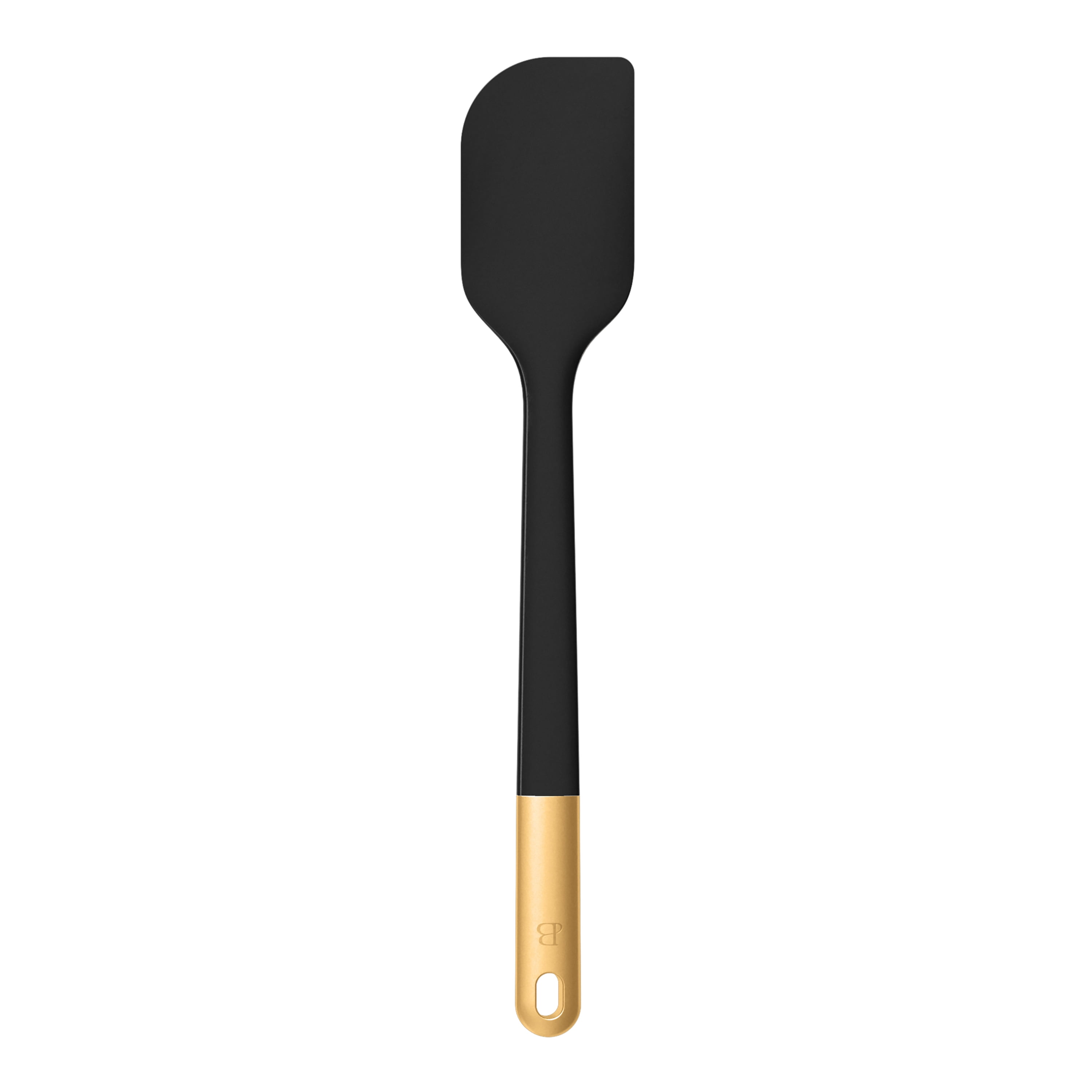 Beautiful 6-Piece Silicone Kitchen Utensil Tool Set with Rotating Rack, Black Sesame by Drew Barrymore