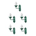 thumbnail image 1 of Ounissouiy Modelo Lámparas de cristal de luz de pared Interior Durable con pedestal de acero inoxidable Iluminación colgante delicada Accesorio B 5piezas, 1 of 6