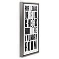 thumbnail image 2 of Stupell Industries Farmhouse For Loads Of Fun Gray Floating Frame Canvas Art, 11 x 25, by SD Graphics Studio, 2 of 8