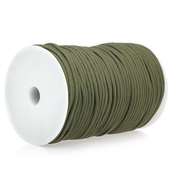 yeacher 100M 550 Type Parachute Cord Paracord Lanyard Rope 9 Strand Cores Rescue Tent Hiking Rope Roll