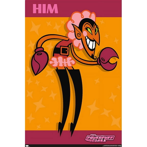 The Powerpuff Girls - Him Wall Poster, 22.375" x 34"