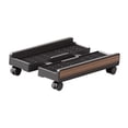thumbnail image 3 of amagogo Computer Stand Holder Heavy Duty Sturdy Wide Adjustable Computer Riser Mobile PC Black Wood Grain, 3 of 10