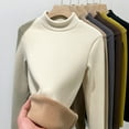 thumbnail image 7 of Splozh Dressy Tops for Women Long Sleeve Shirts for Women Crewneck Solid Undershirt Pullover Casual Lightweight Warm Blouse Tops Black,M, 7 of 7