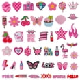 thumbnail image 4 of Set de parches termoadhesivo TACVEL, 45 piezas, rosa, para ropa, bricolaje, 4 of 6