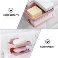 thumbnail image 3 of unbranded Organizador De Jabón Colgante Rosa Sin Taladro Para Con Desmontable Y Doble Capa, 3 of 8
