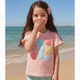 thumbnail image 4 of Jamsmile Toddler Girls Tshirts Summer Ruffles Short Sleeve Tees Shirts Soft Casual Daily Wear Crewneck Basic T-Shirts, 4 of 7