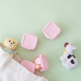 thumbnail image 3 of HLONK 4 Pcs Small Plastic Containers Packing Crisper Kitchen Storage Portable Mini Fridge Food Prep Child Baby, 3 of 6