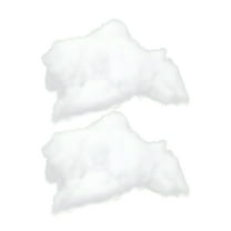 AUQ Fill Stuffing 2 Bags PP Cotton Stuffing for DIY Pillow Filling and Cushion Stuffing Fluffy PP Cotton Fill Stuffing Pillow Stuffing Cushion Filling,7.87"X5.91"X1.97"