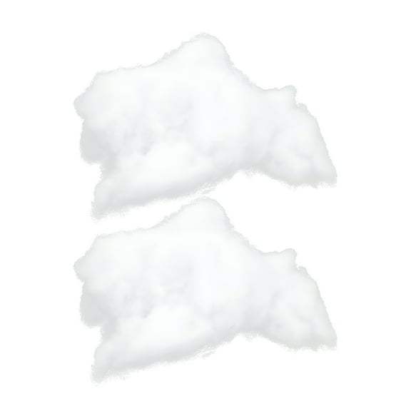 AUQ Fill Stuffing 2 Bags PP Cotton Stuffing for DIY Pillow Filling and Cushion Stuffing Fluffy PP Cotton Fill Stuffing Pillow Stuffing Cushion Filling,7.87"X5.91"X1.97"