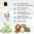 thumbnail image 4 of KIDLIFE NATURAL BATH TIME 3 IN 1  ALOE & SHEA BODY WASH, BUBBLE BATH AND SHAMPOO- CITRUS SCENT CLEAN ALL NATURAL SOAP FOR KIDS, 4 of 10