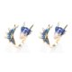 thumbnail image 1 of Anillo abierto Minnieouse para mujeres adolescentes ajustable arte joyería 2piezas Azul, 1 of 6