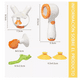thumbnail image 2 of Juguete Regadera  Belug Baño Bebes NARANJA, 2 of 5