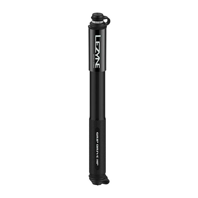 Lezyne , Moyeu à Poignée HP, Pompe, Moyeu Rabattable ABS, 120 Psi, Noir, 203 mm