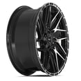 thumbnail image 4 of 4PLAY Wheels 4PS28 24 Inch Rim Fits 6x135 & 6x139.7 24x10 Gloss Black Brushed with Tinted Clear (1), 4 of 5